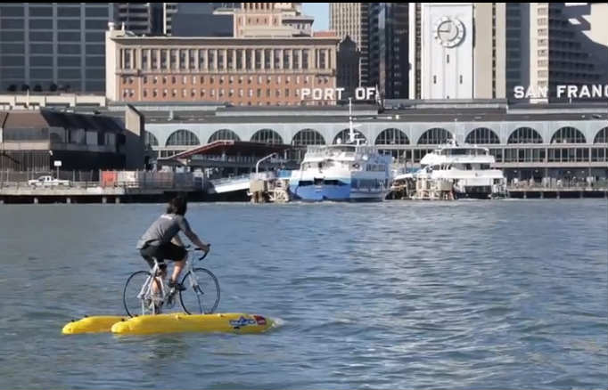 人力世界一周にこだわる人は海の上を走る自転車ベイバイクを使うべし！(動画あり)